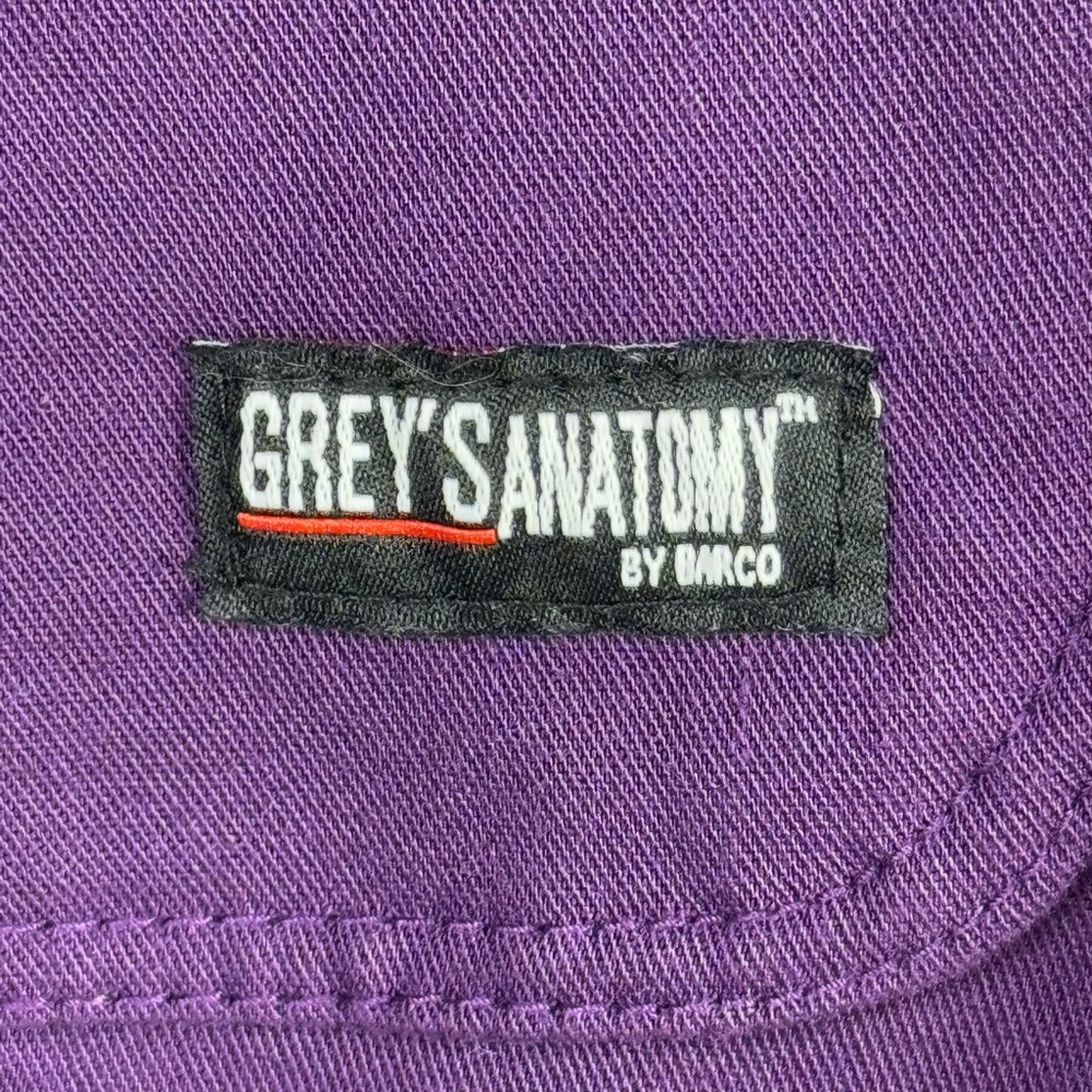 Greys Anatomy Spandex Stretch Carly 7-Pocket Mid-Rise Jogger Pant Eggplant XSP - Picture 10 of 12
